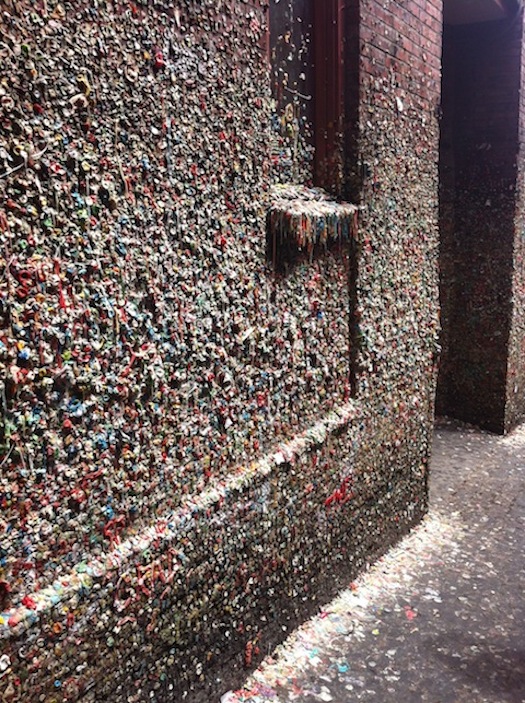 The infamous Gum Wall